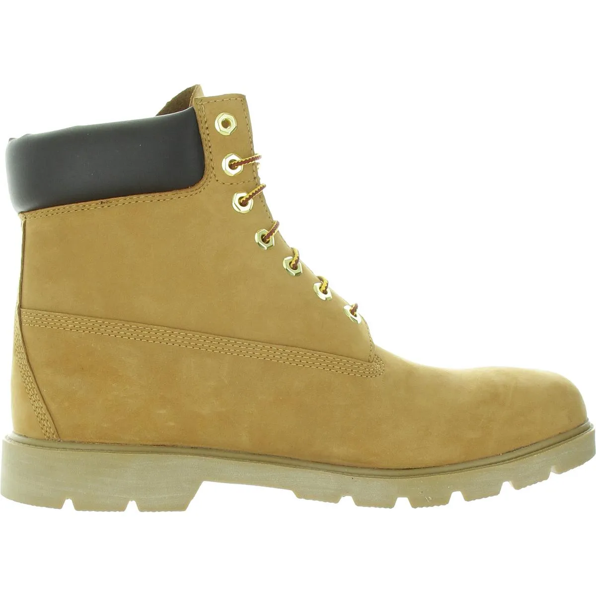 6" classic Mens Lugged Sole Leather Combat & Lace-Up Boots