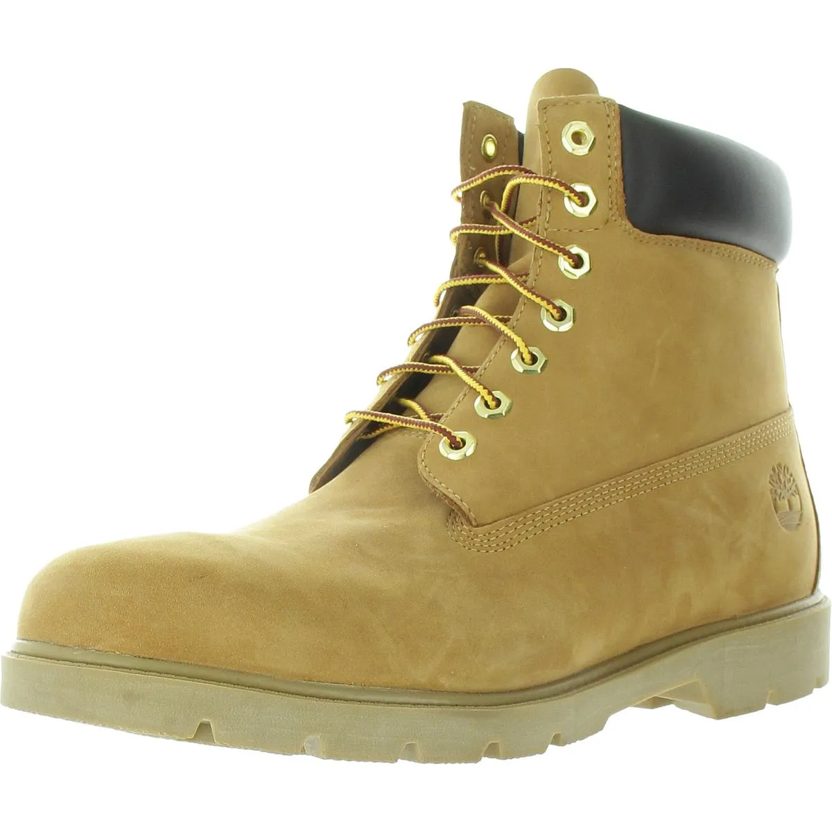 6" classic Mens Lugged Sole Leather Combat & Lace-Up Boots