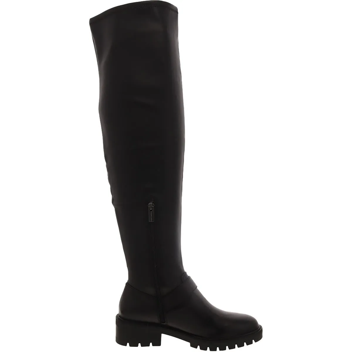 Abrila Womens Faux Leather Tall Over-The-Knee Boots