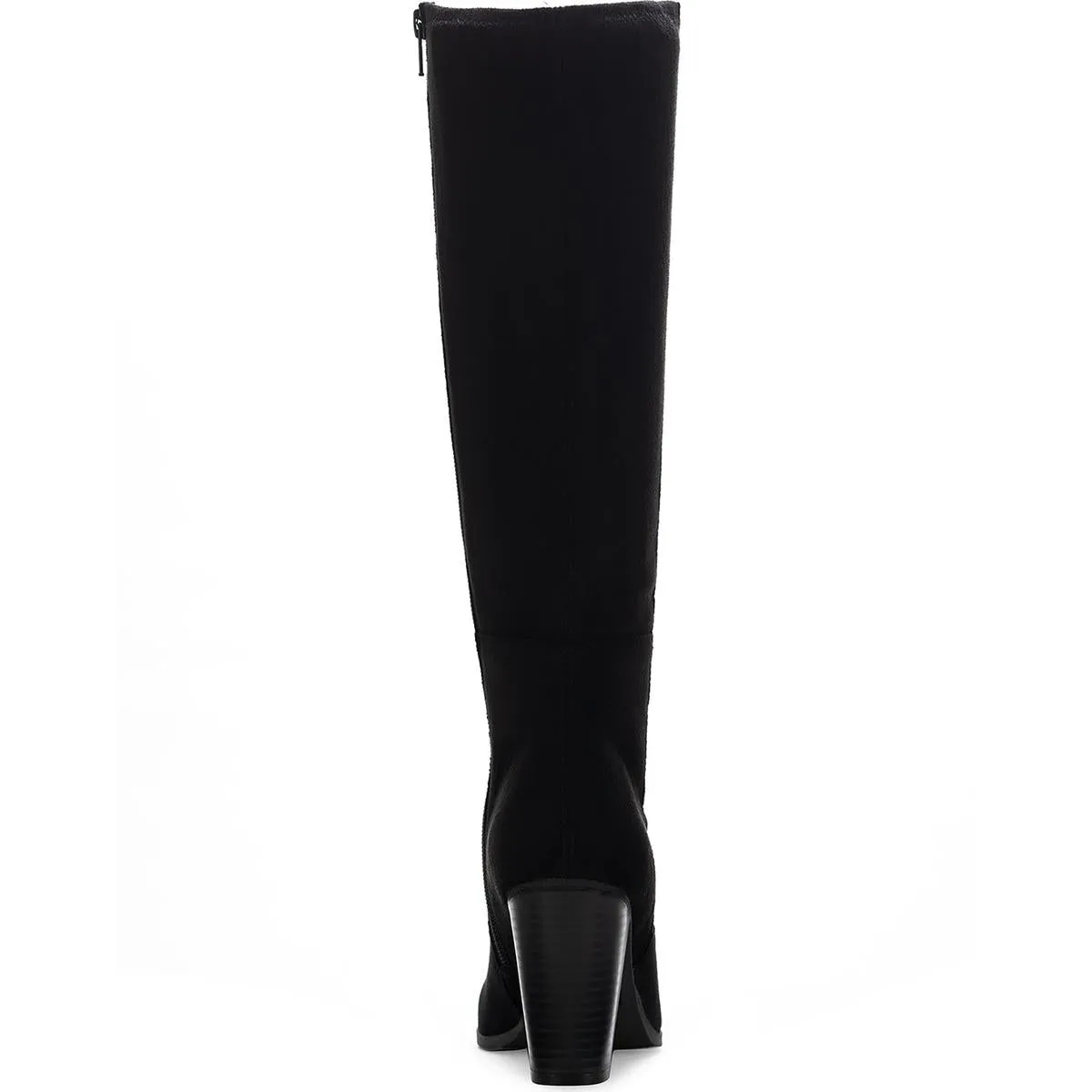 Addyy Womens Faux Suede Block Heel Knee-High Boots