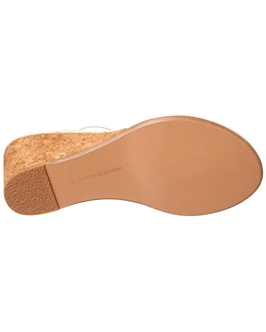 Ancient Greek Sandals Chora Mid Wedge Leather Sandal