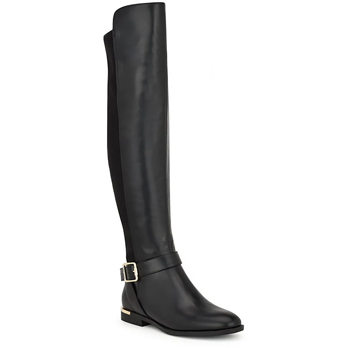Andone 3  Womens Faux Leather Wide Calf Over-The-Knee Boots