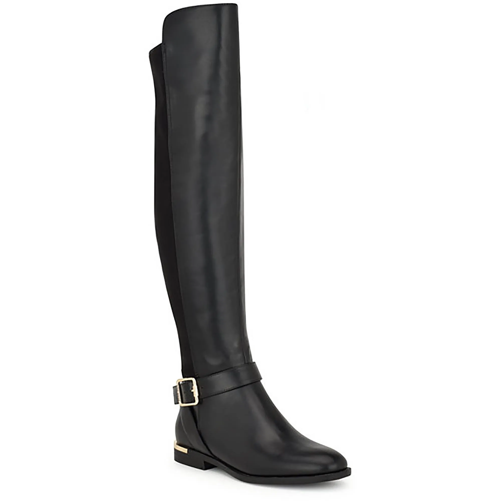 Andone 3  Womens Faux Leather Wide Calf Over-The-Knee Boots