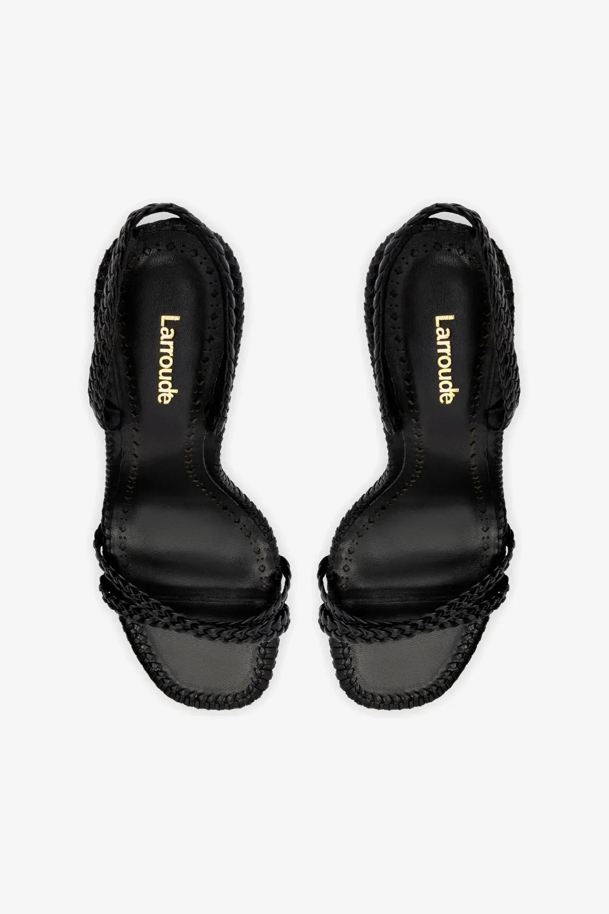 Annie Sandal In Black Leather