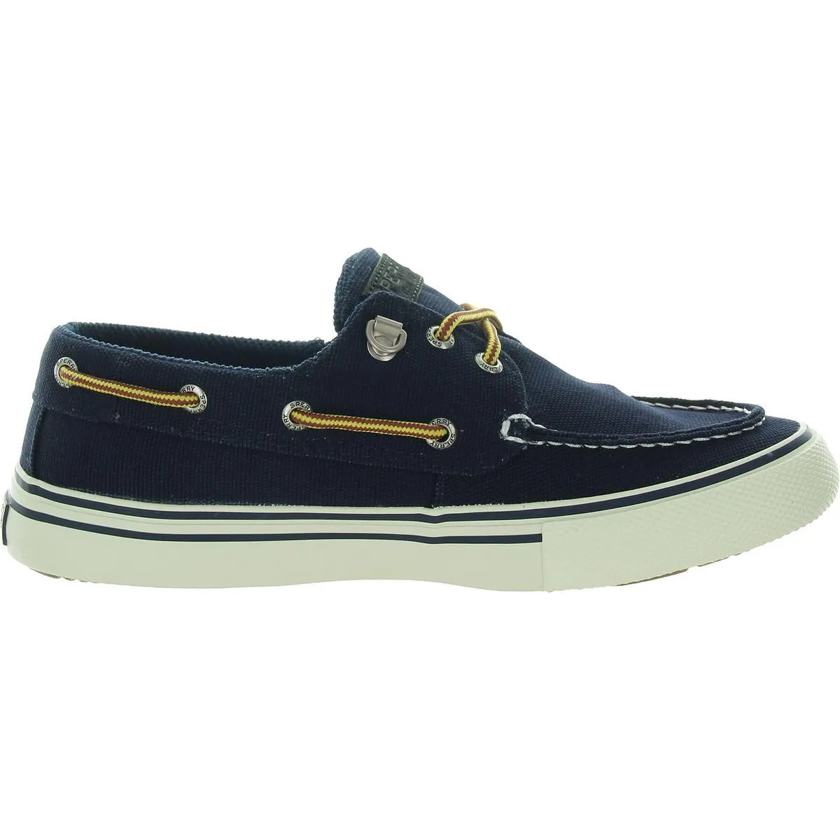 Bahama Storm 3-Eye Mens Lace-Up Canvas Boat Shoes