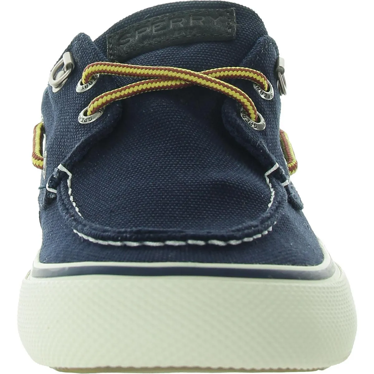 Bahama Storm 3-Eye Mens Lace-Up Canvas Boat Shoes