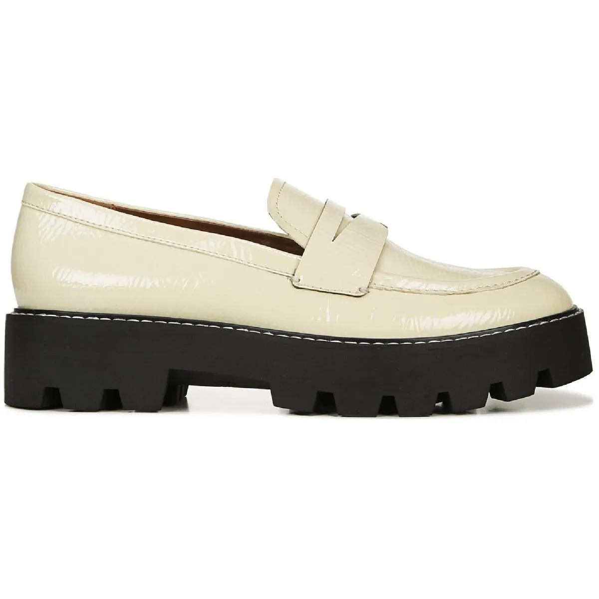 Balin Womens Round Toe Lug Sole Loafers