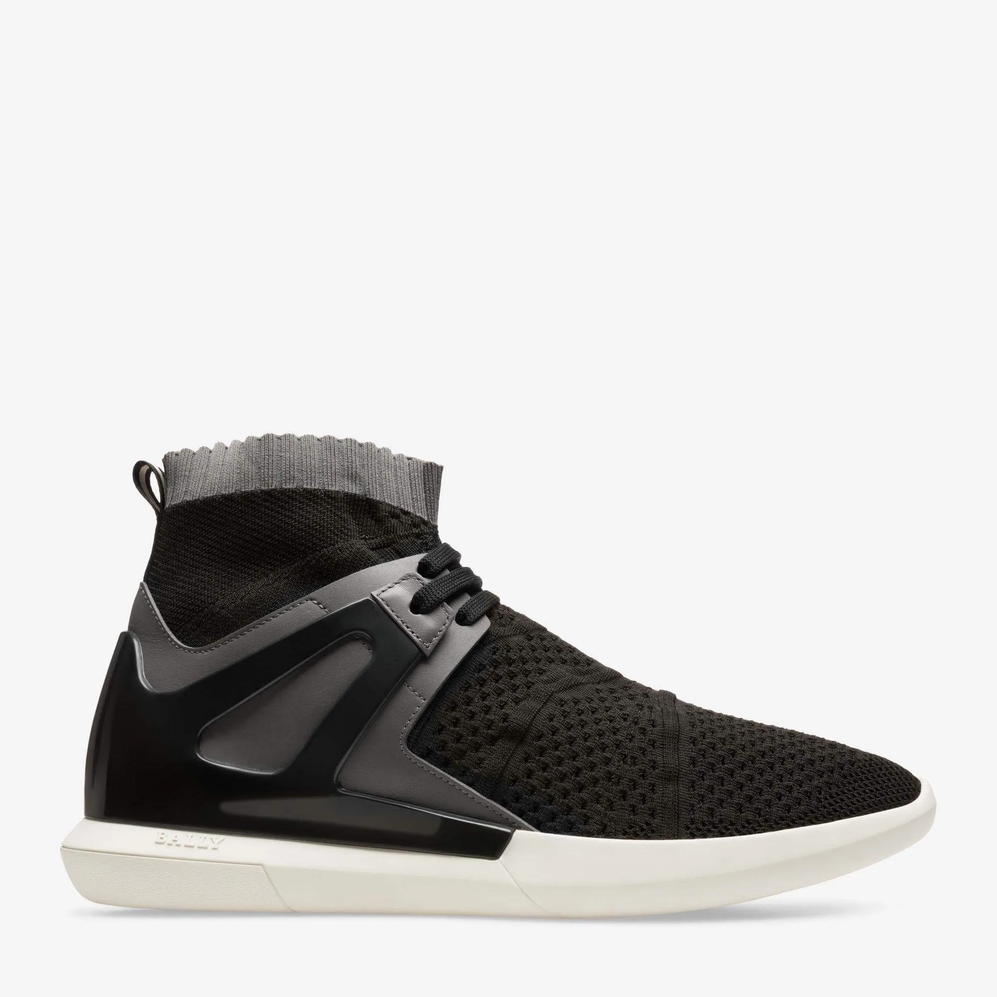 Bally Avallo Men's 6221329 Black Leather/Fabric Sneakers
