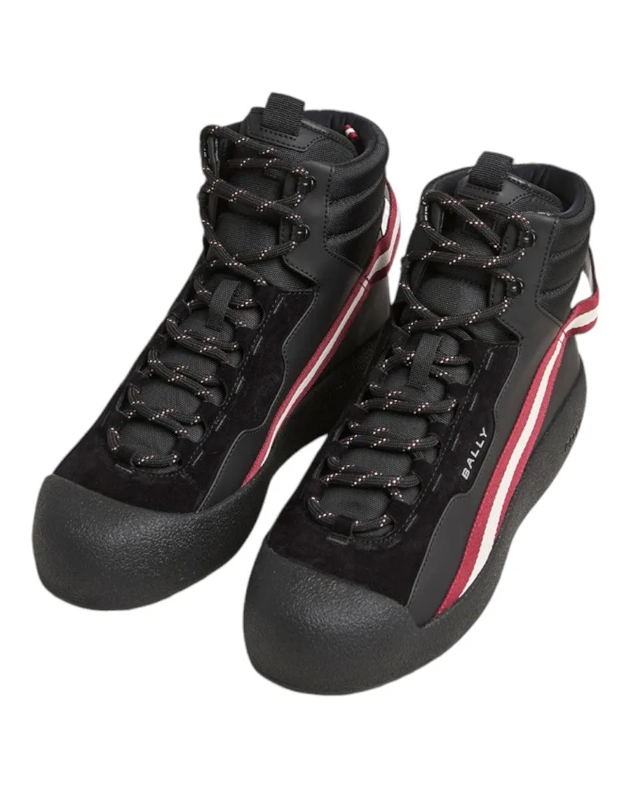 Bally Clyde 6301392 Men's Black Snow Boots Size 10