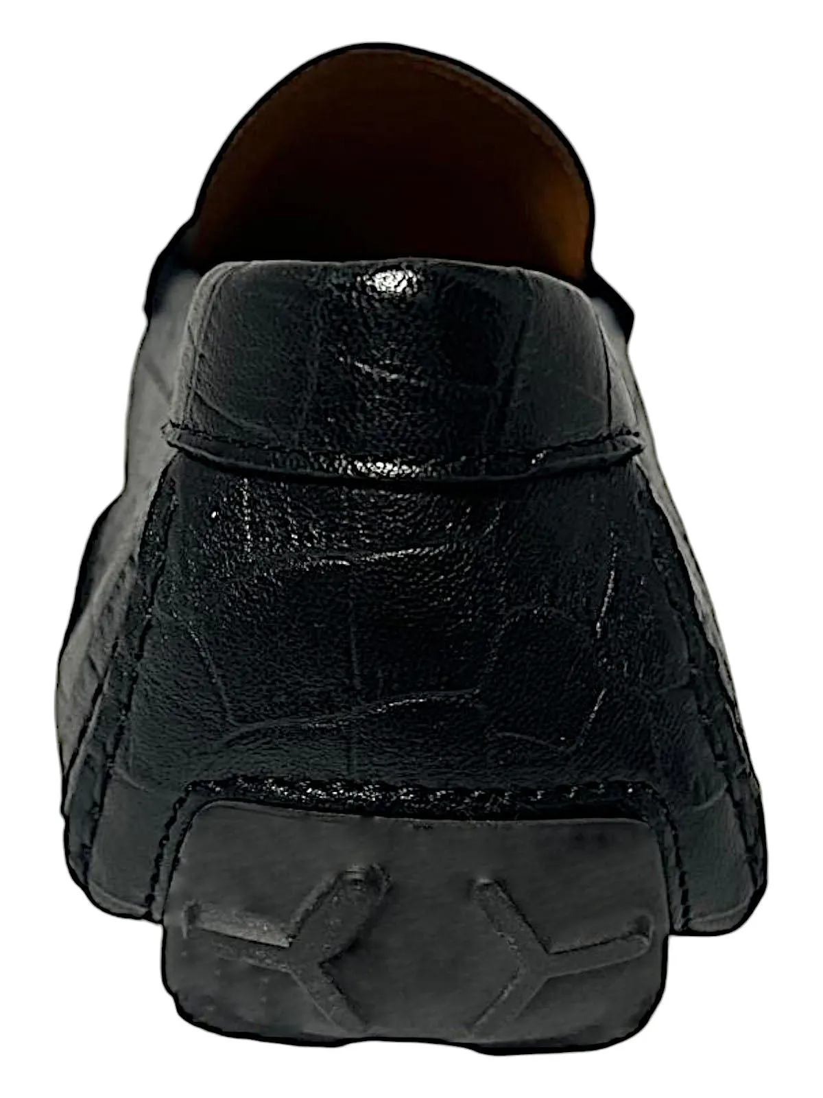 Bally Dreamer 6301195 Men's Black Calf Embossed Leather Loafers
