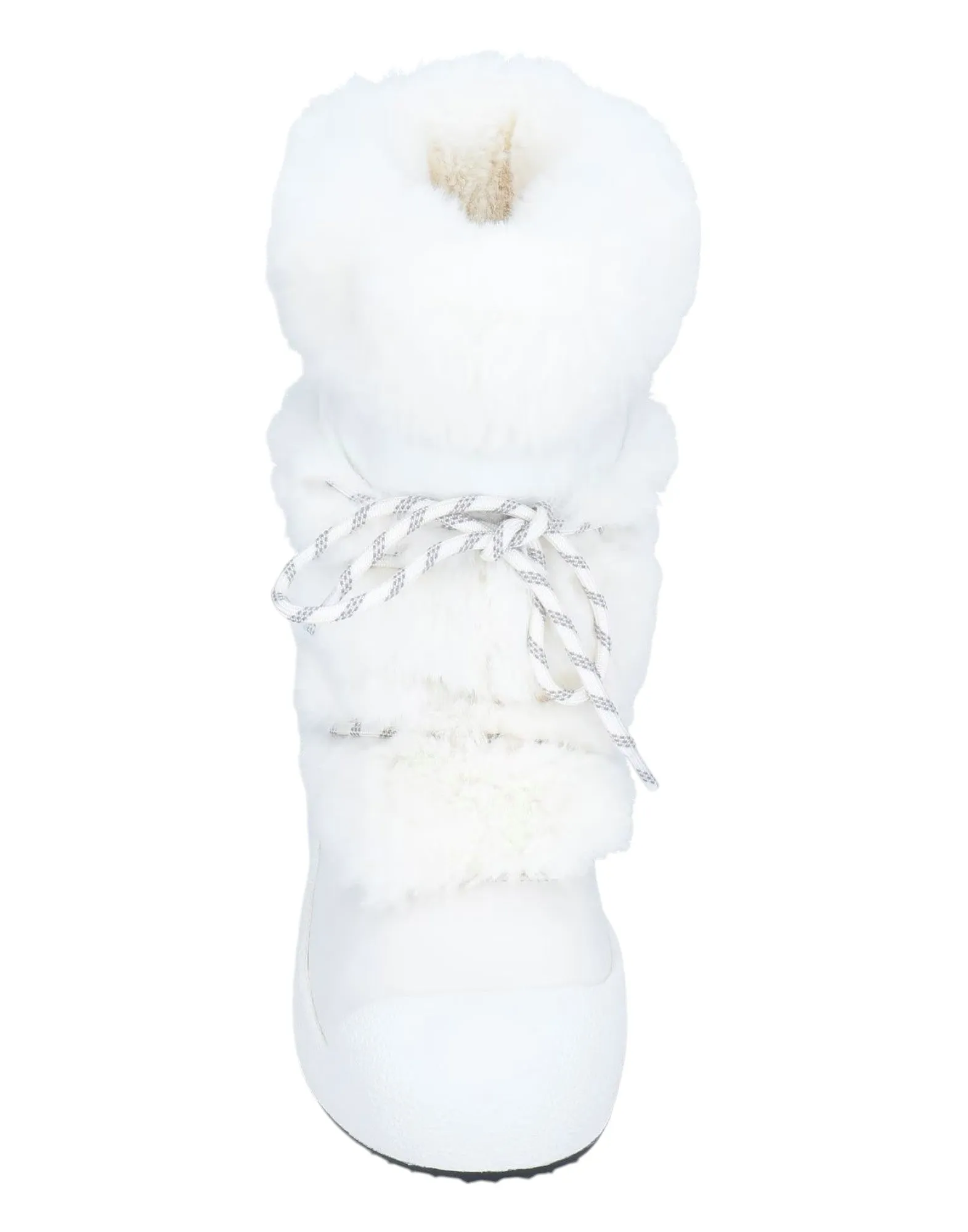 Bally Galy 6234642 Women's White Fur & Leather Ankle Boots