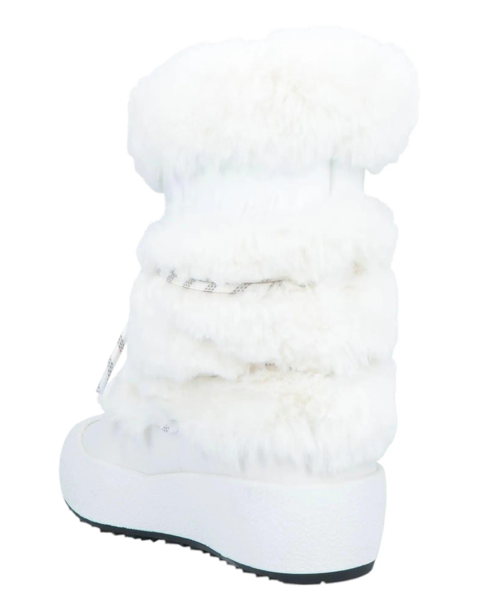 Bally Galy 6234642 Women's White Fur & Leather Ankle Boots