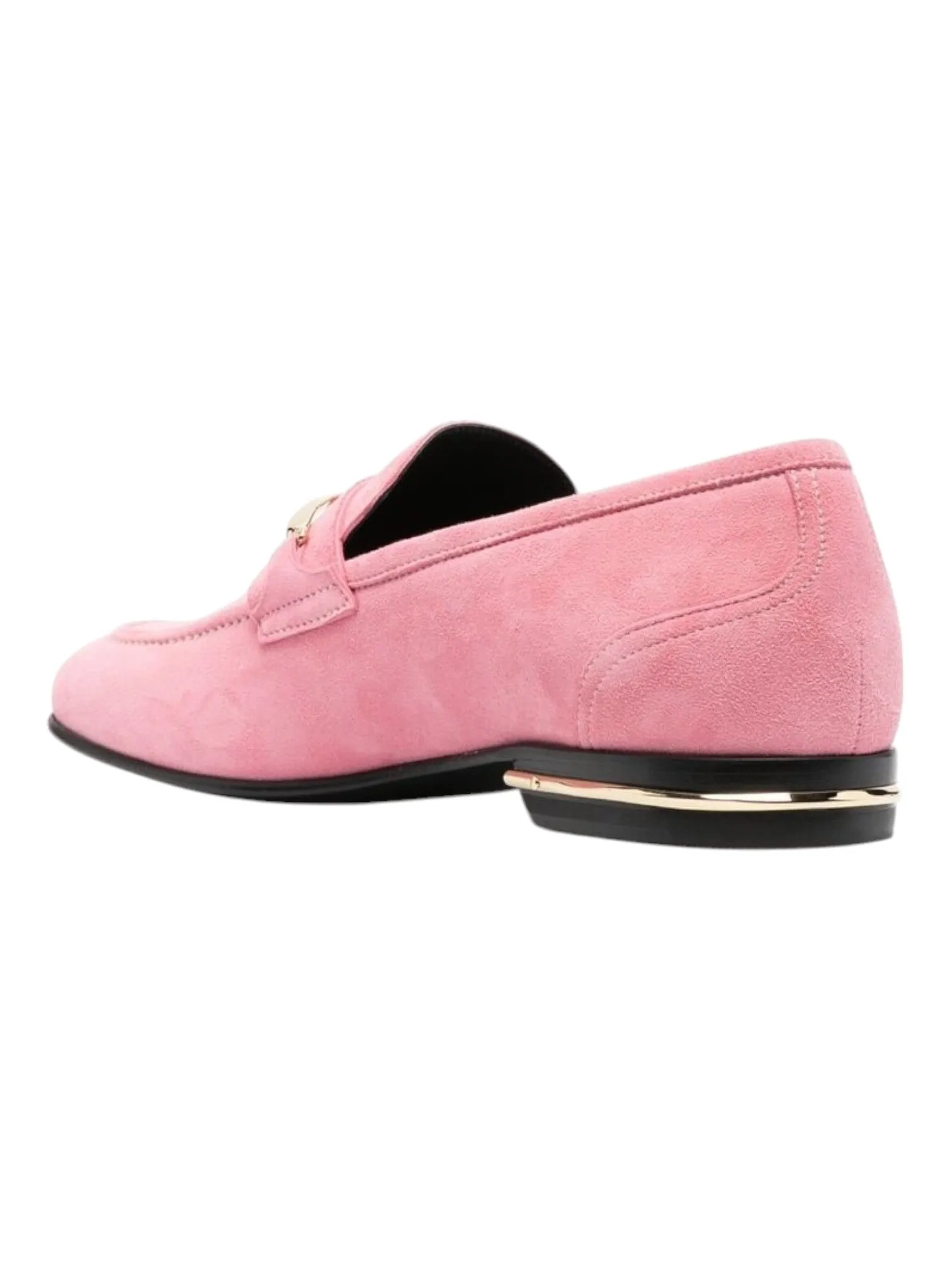 Bally Genos 6304148 Men's Pink Samantha Suede Leather Loafers
