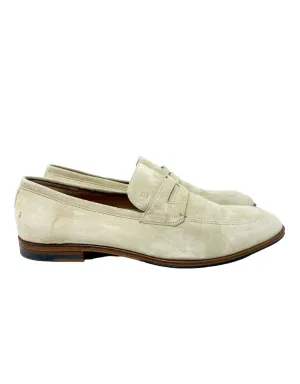Bally Webb 6303295 Men's Fossil Calf Suede Leather Penny Loafers