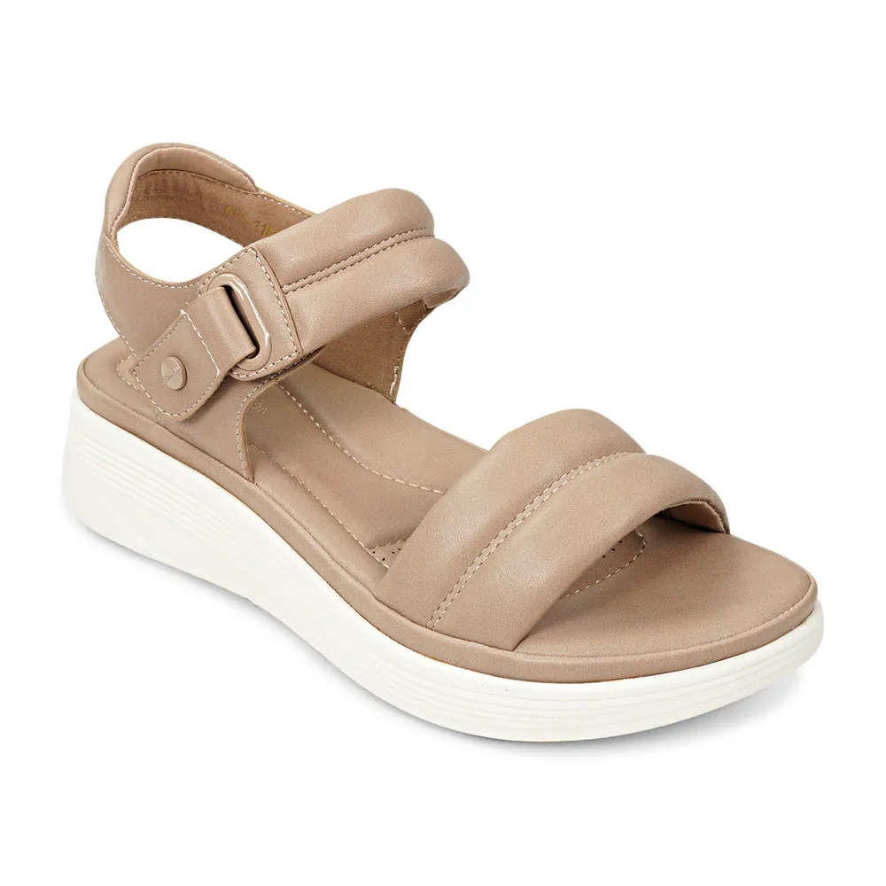 Bata Comfit FERRIE Platform Low-Heel Slingback Sandal for Women