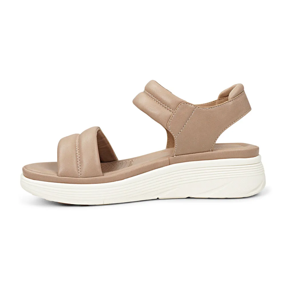 Bata Comfit FERRIE Platform Low-Heel Slingback Sandal for Women
