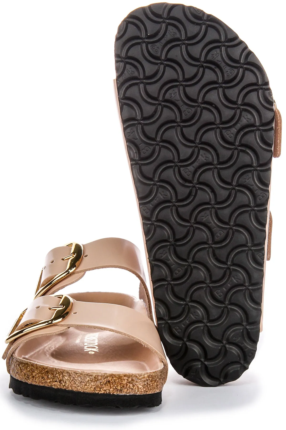 Birkenstock Arizona Big Buckle In Beige | Regular Fit Shoes Birkenstock