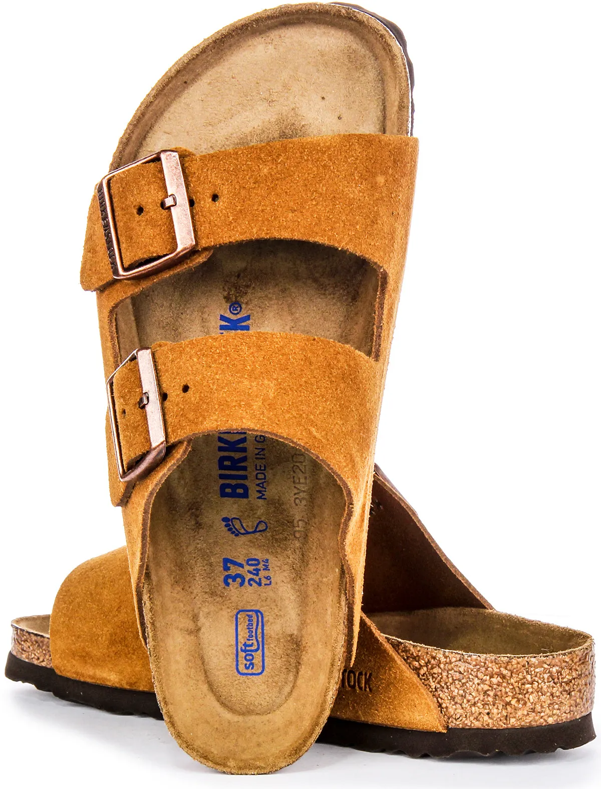 Birkenstock Arizona Soft Footbed In Mink | Regular Fit Shoes Birkenstock