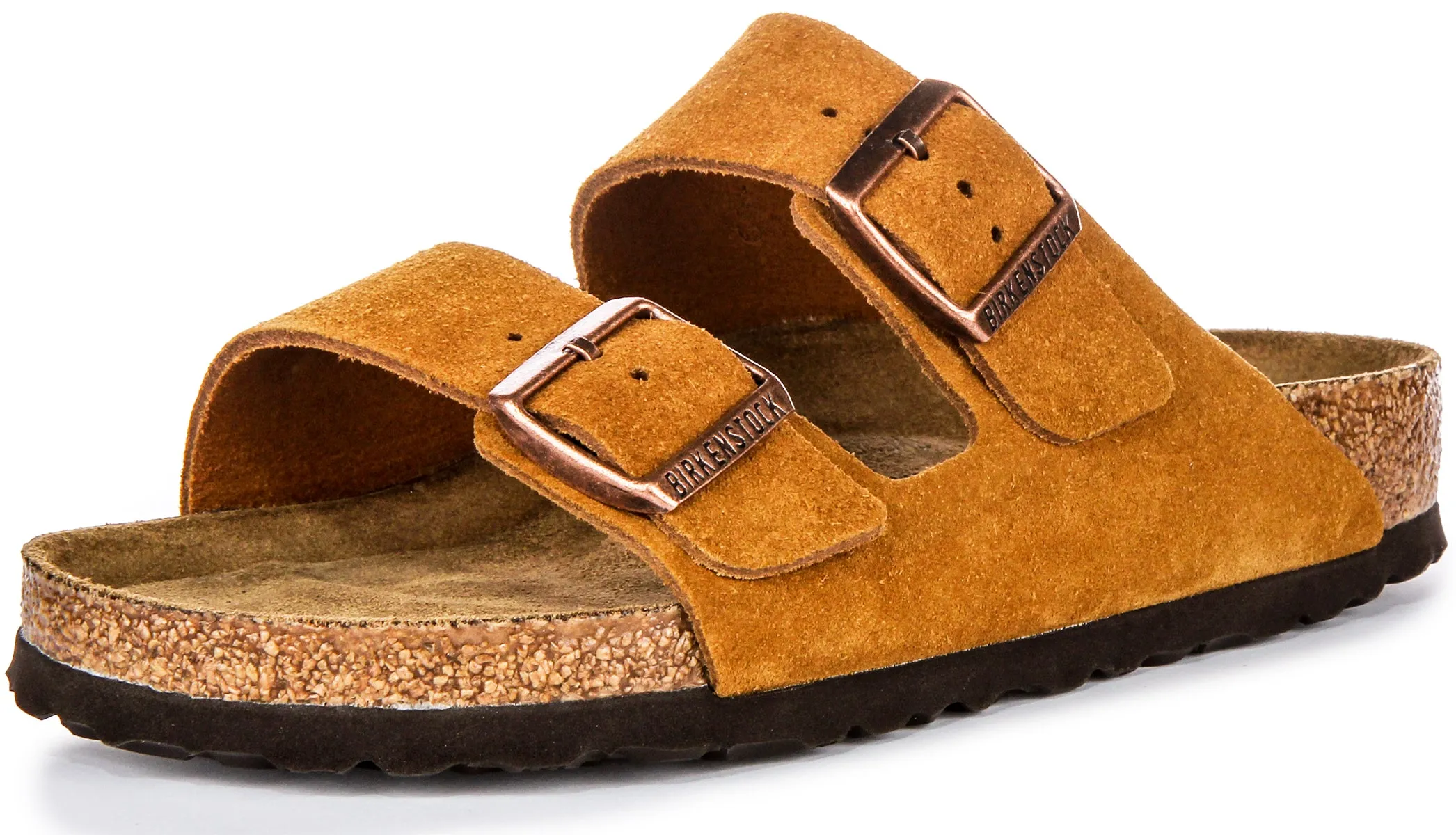 Birkenstock Arizona Soft Footbed In Mink | Regular Fit Shoes Birkenstock