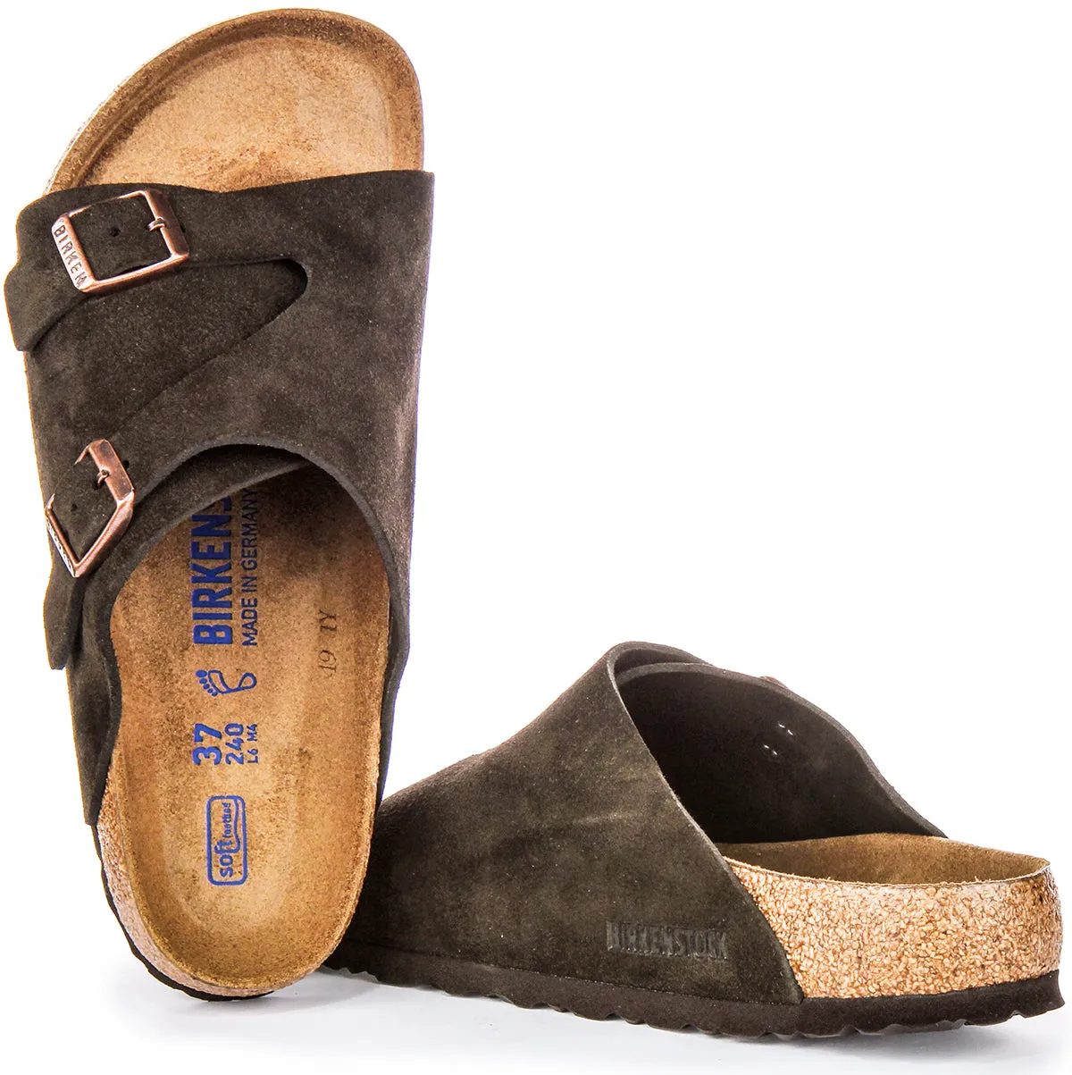 Birkenstock Zurich SFB In Mocha | Regular Fit Shoes Birkenstock