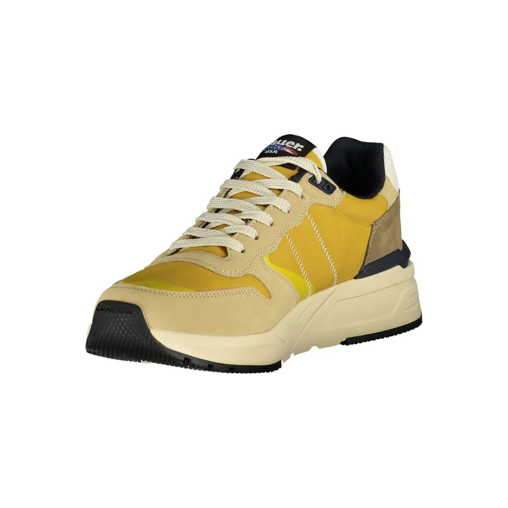 Blauer Polyester Men Men's Sneaker