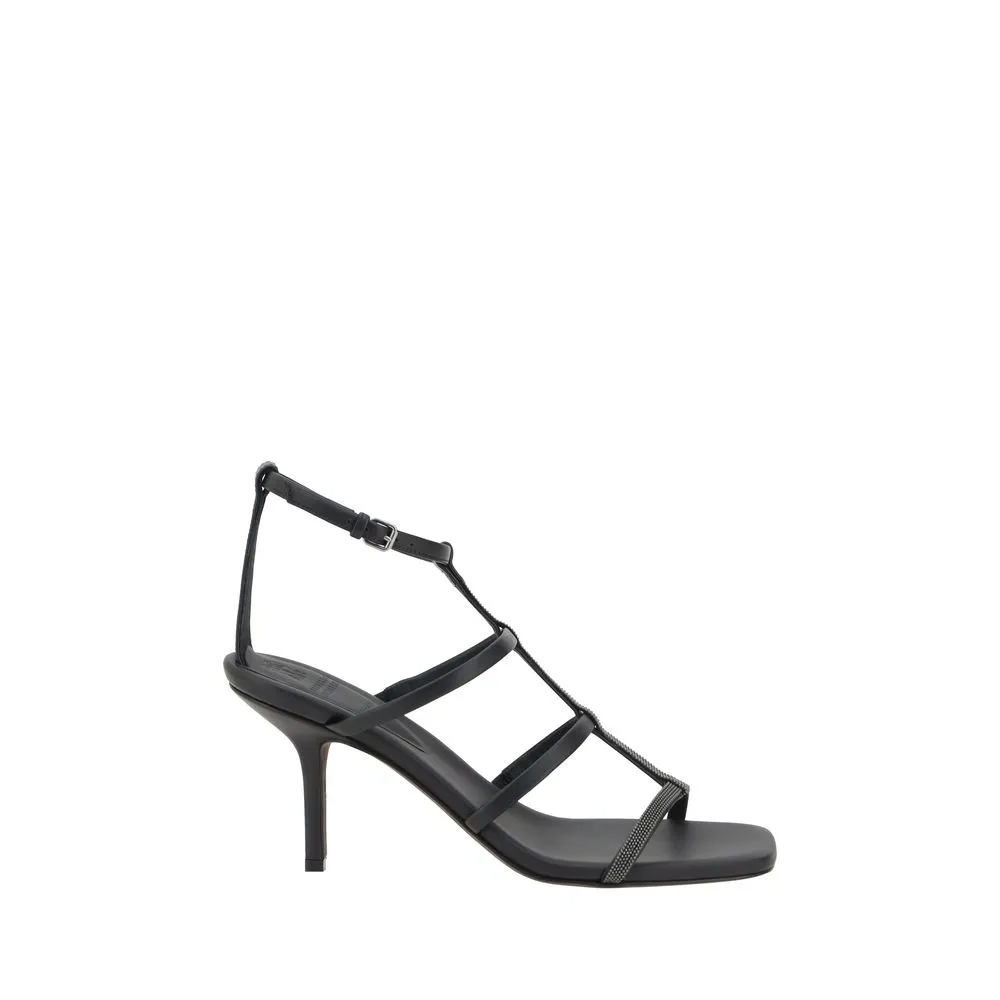 Brunello Cucinelli Sandals with sparkling Women's embellishment