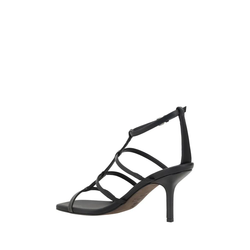 Brunello Cucinelli Sandals with sparkling Women's embellishment