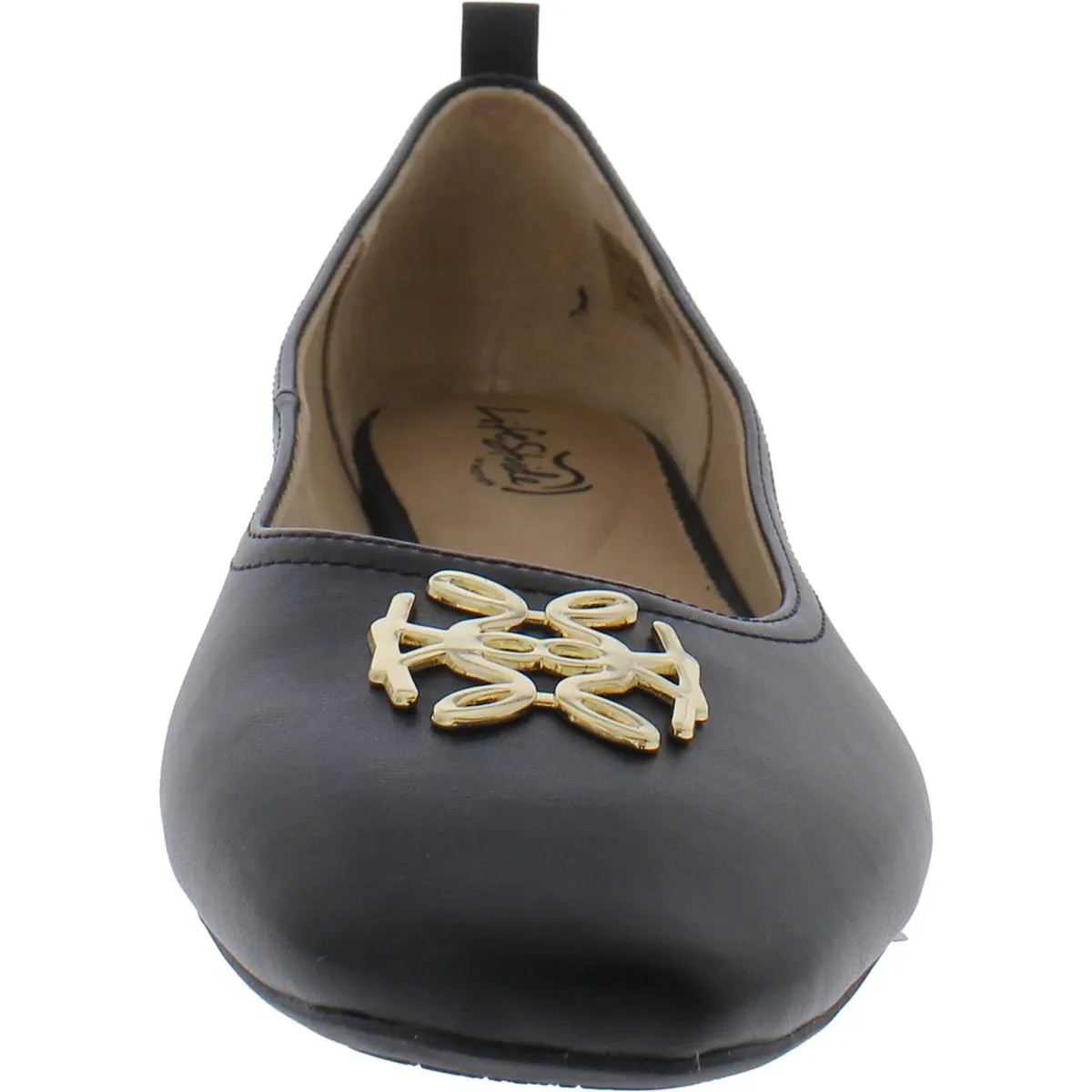 Cameo Womens Slip On Block Heel Loafer Heels