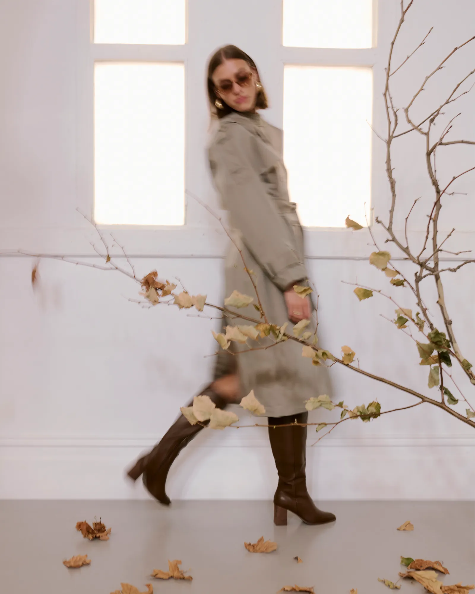 CAMILLE Knee High Block Boots
