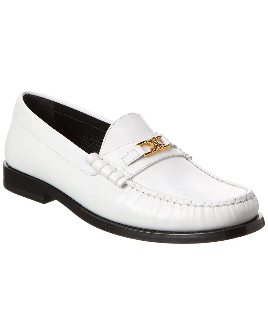 CELINE Luco Triomphe Leather Loafer