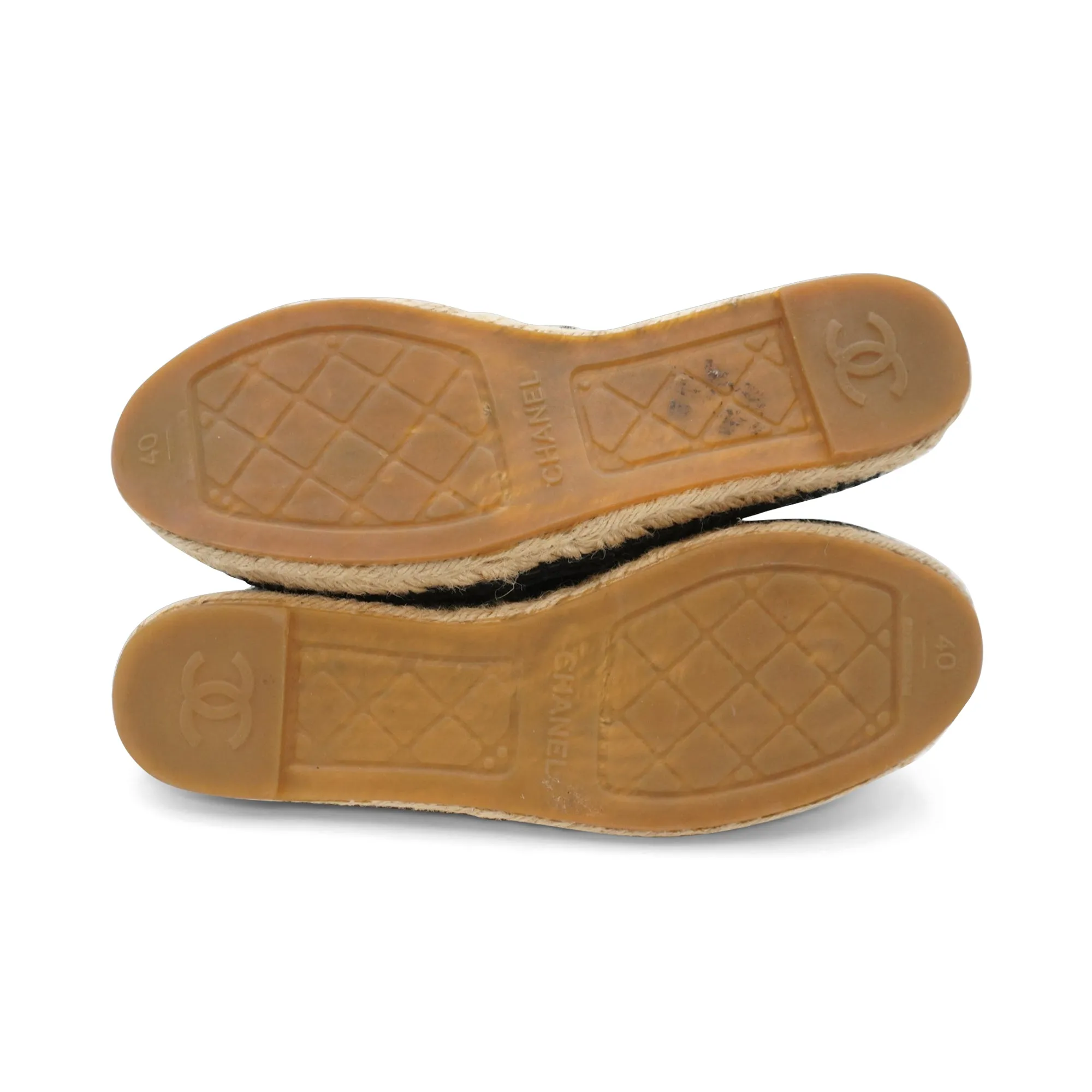 Chanel 'CC Quilted' Espadrille - Women's 40