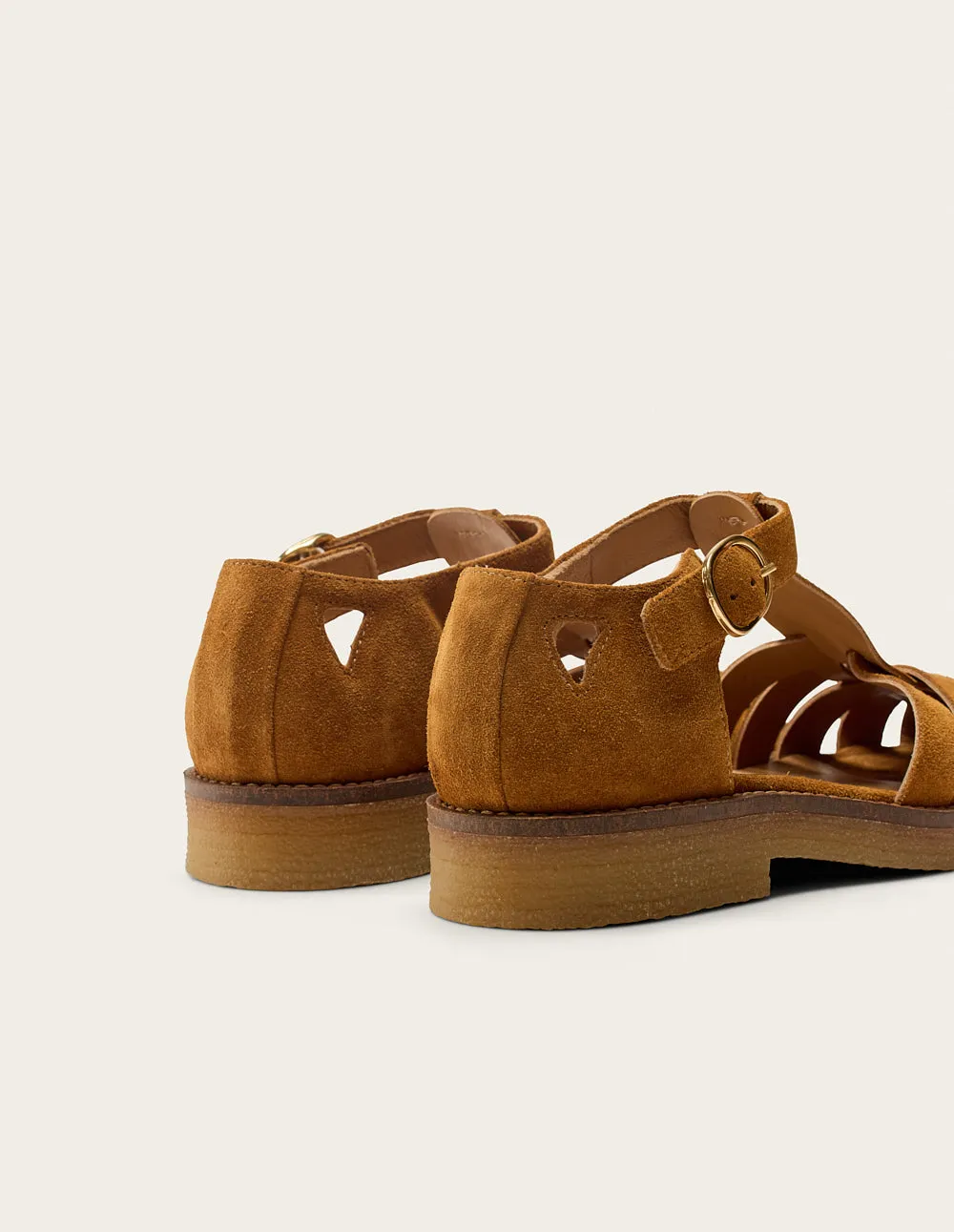 Charlie Sandals - Amber suede