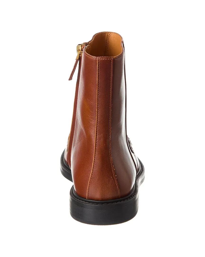 Chloé Marcie Leather Ankle Boot