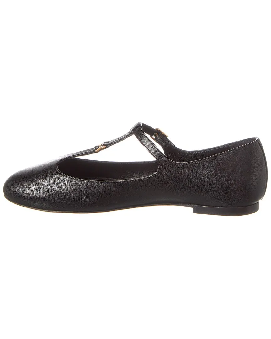 Chlo�� Marcie Leather Ballerina Flat