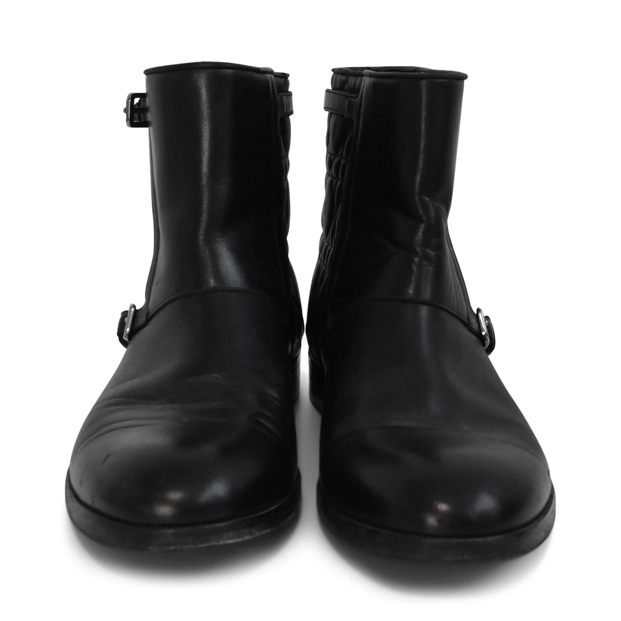 Christian Dior Cannage Quilt Ankle Boots - Women's 39