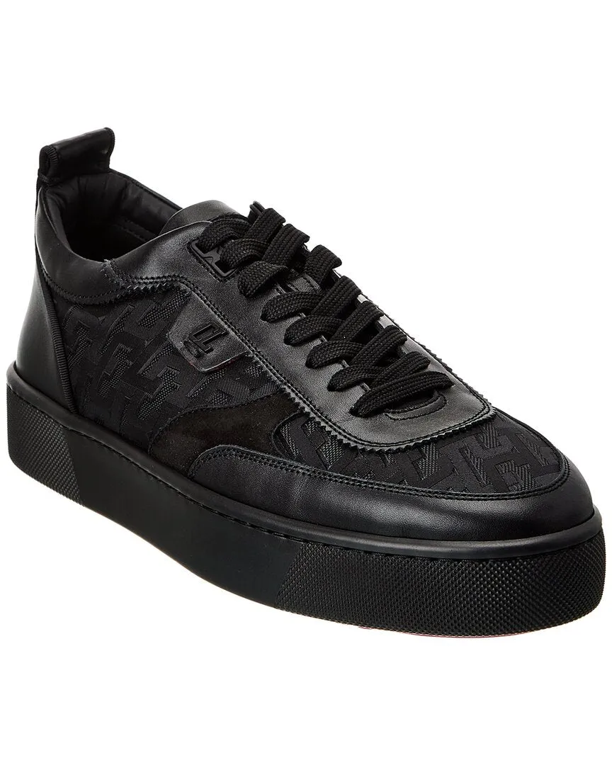 Christian Louboutin Happyrui Canvas & Leather Sneaker