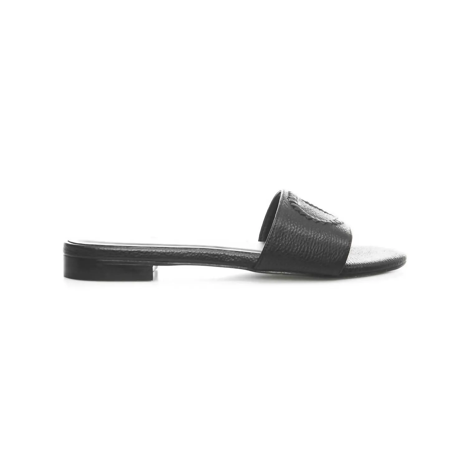 Ciabattina Slide In Nero