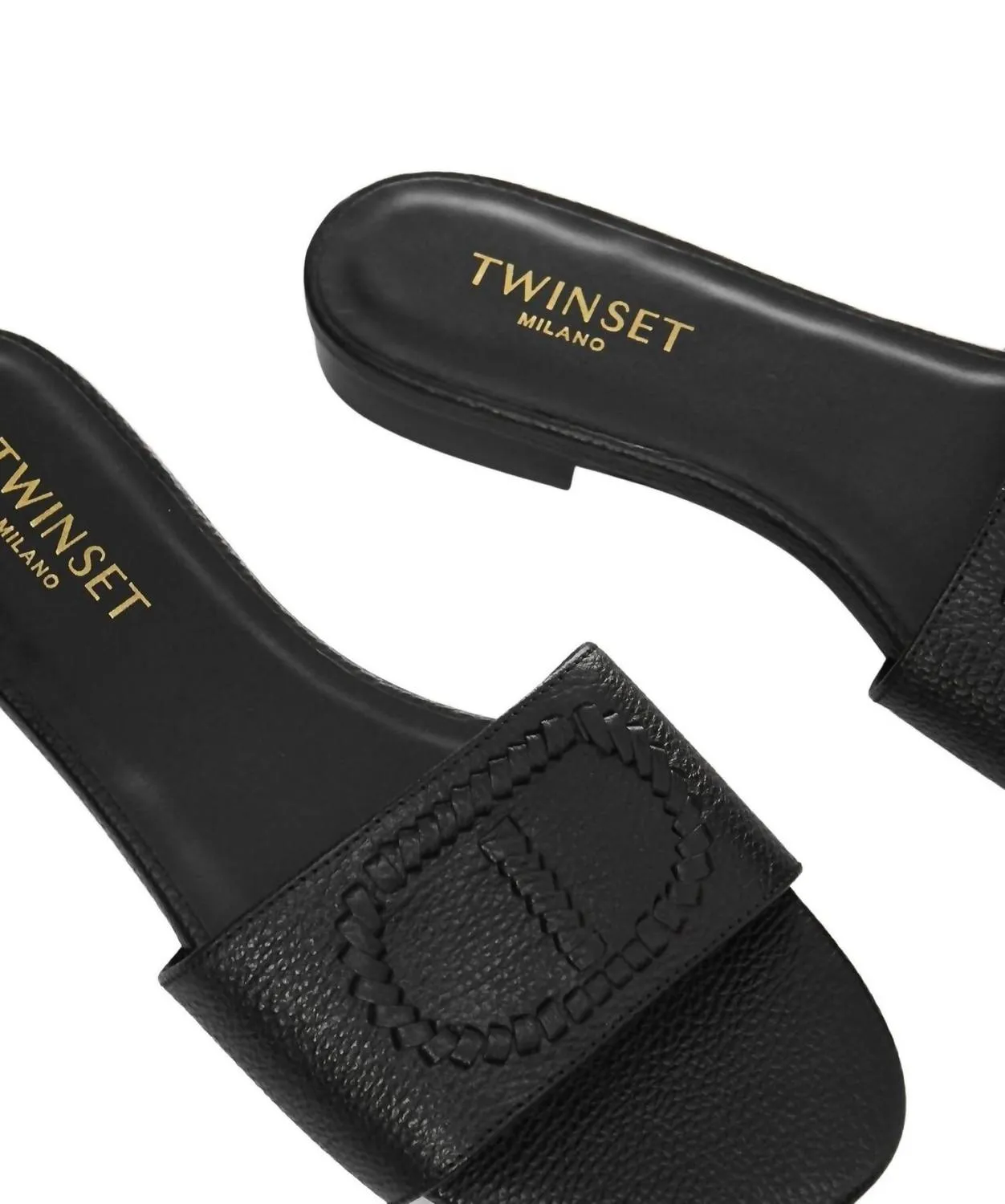 Ciabattina Slide In Nero