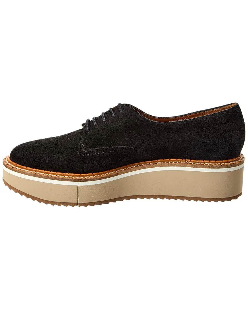 Clergerie Breme Suede Platform Loafer