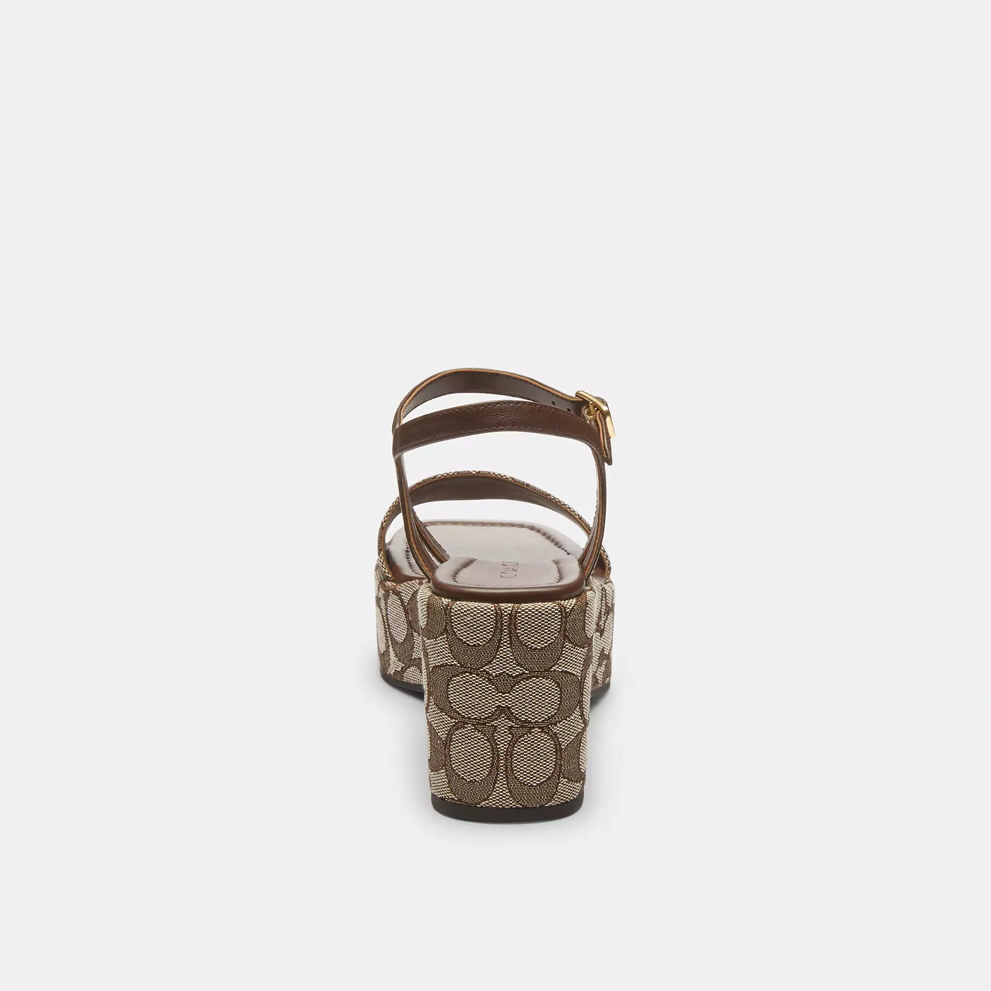 Coach Outlet Gale Wedge Sandal In Signature Jacquard