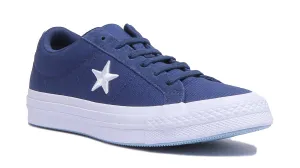 Converse 160598C One Star Low Trainer In Navy For Women Shoes Converse