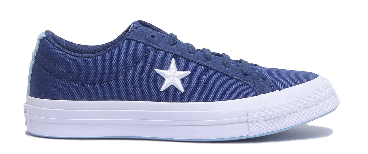 Converse 160598C One Star Low Trainer In Navy For Women Shoes Converse