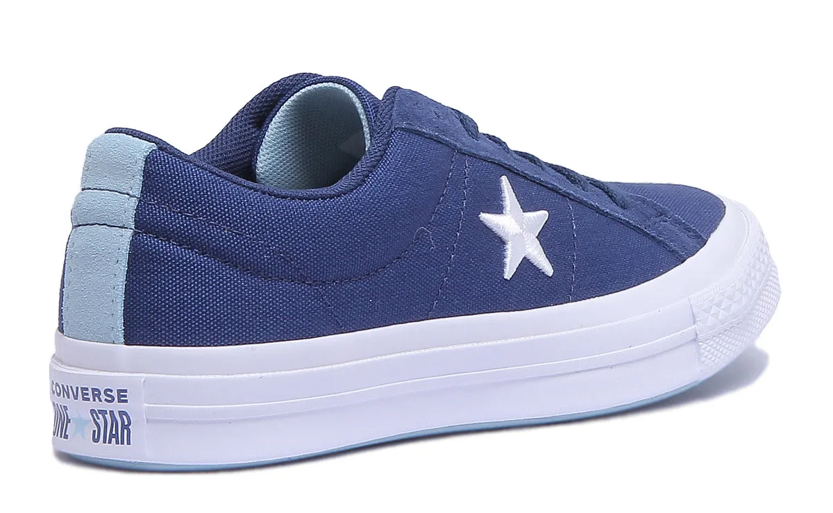 Converse 160598C One Star Low Trainer In Navy For Women Shoes Converse
