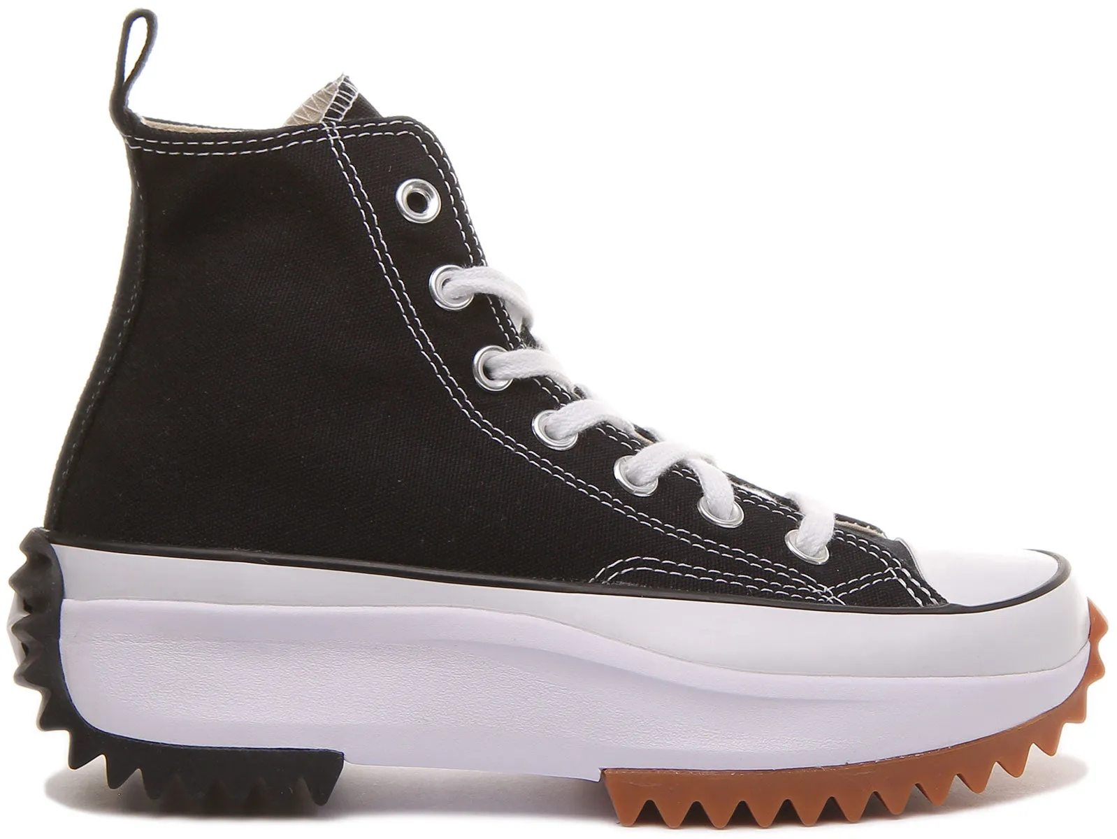 Converse 166800C All Star Hike Hi In Black White for Women Shoes Converse
