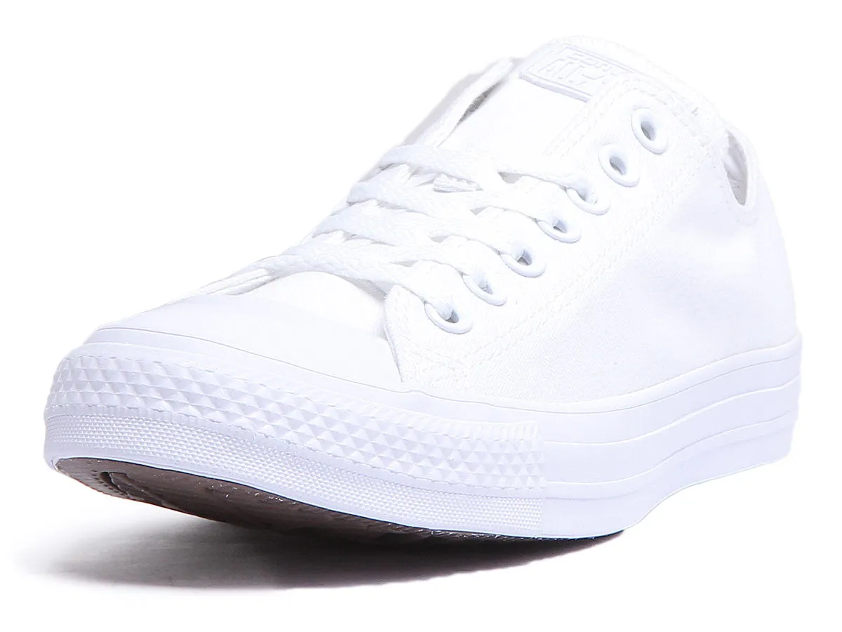 Converse 1U647 CT All Star Low Trainers In White Mono For Men Shoes Converse