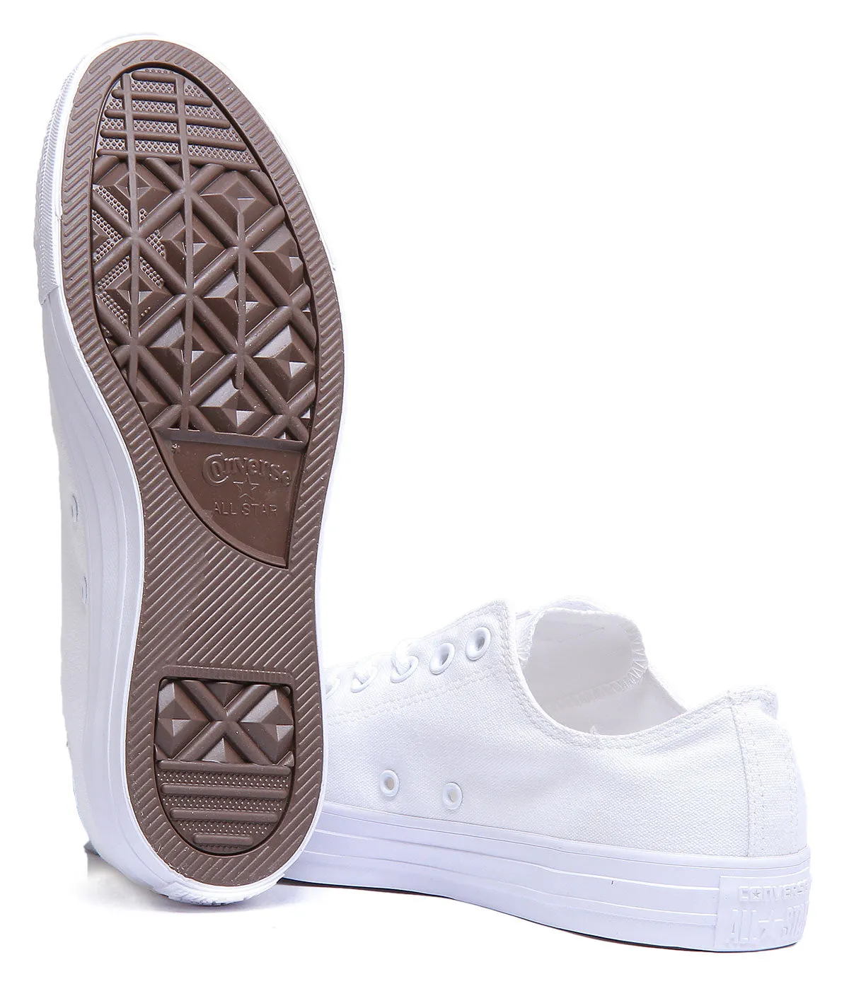 Converse 1U647 CT All Star Low Trainers In White Mono For Men Shoes Converse