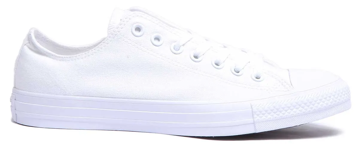 Converse 1U647 CT All Star Low Trainers In White Mono For Men Shoes Converse
