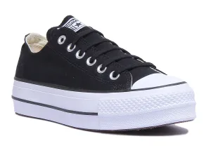 Converse 560250C CT All Star Low Platform Trainer In Black White For Women Shoes Converse