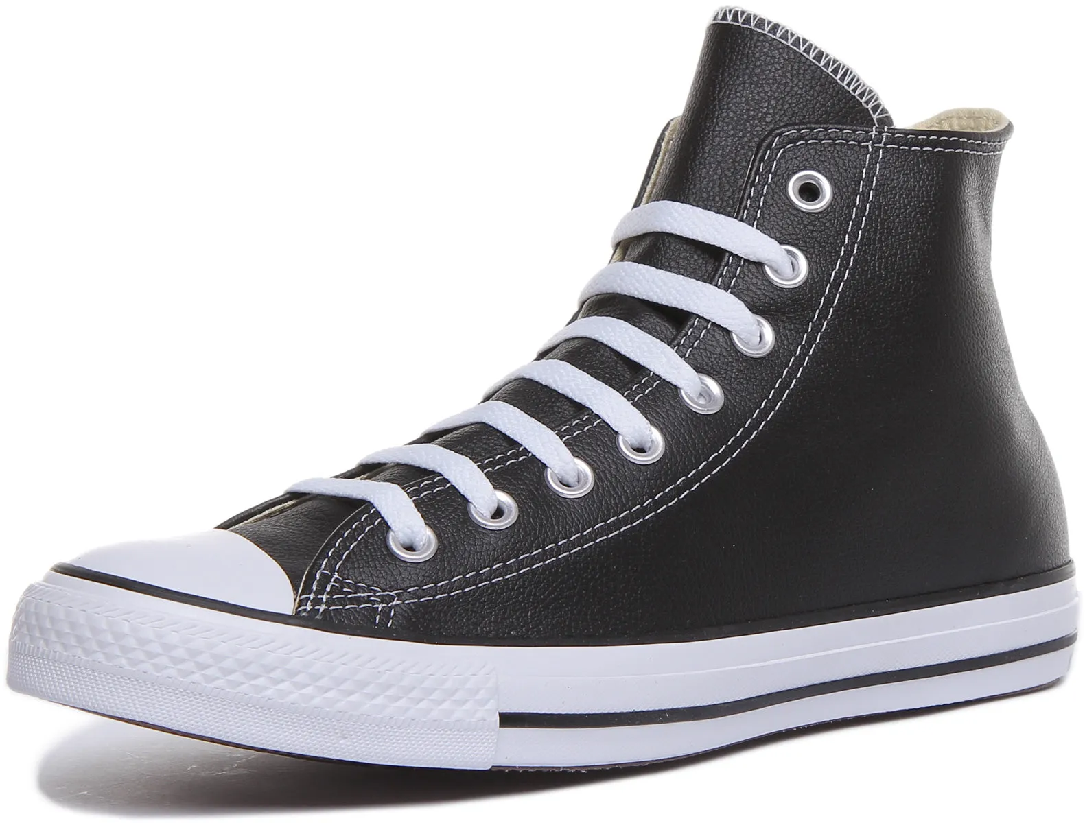 Converse All Star 132170 In Black Leather Shoes Converse