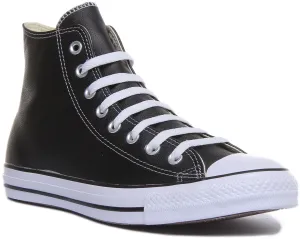 Converse All Star 132170 In Black Leather Shoes Converse